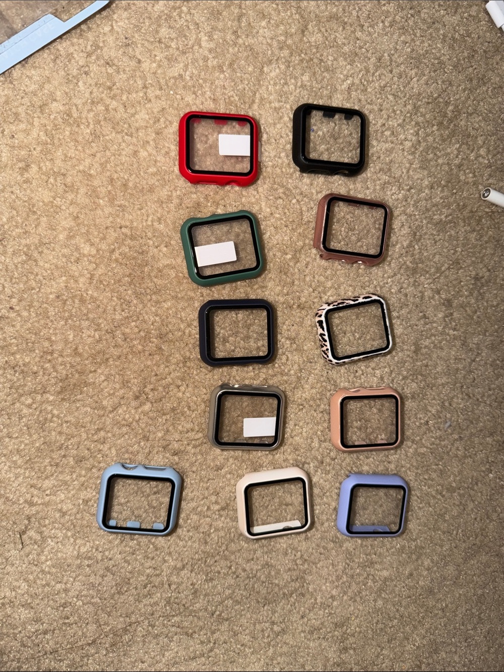 Assorted Protective Smartwatch Frames — Multiple Colors